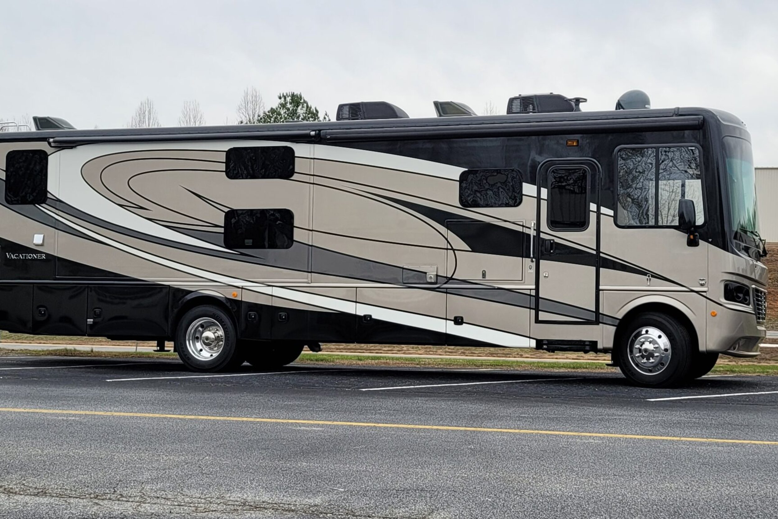 RV on the lake